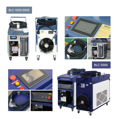 Máquina de limpieza láser integrada SFX Laser BLC-2000, 90% nueva, con eliminación de óxido y tecnología anticongelante.