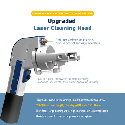 SFX Laser Cleaning Machine 1500W/2000W/3000W MAX Portable Handheld Laser Cleaner for Rust Paint Oil Oxide