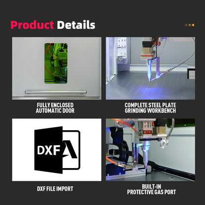 7 Axis Robot Automatic Fiber Laser Welding Machine 1500/2000/3000W Automatic for Industrial Use laser welding machine for stainless steel