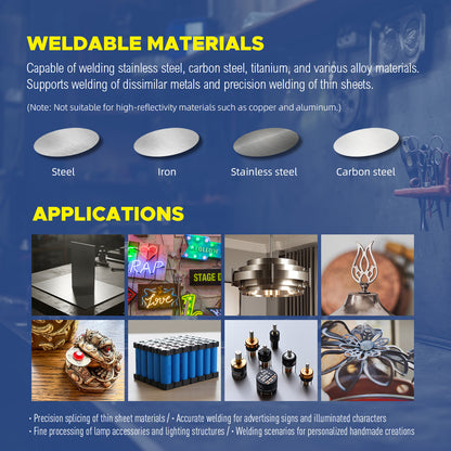 SFX Laser Portable Laser Spot Welder – 300W Precision Thin-Sheet Welding Machine 0.1-1.5mm