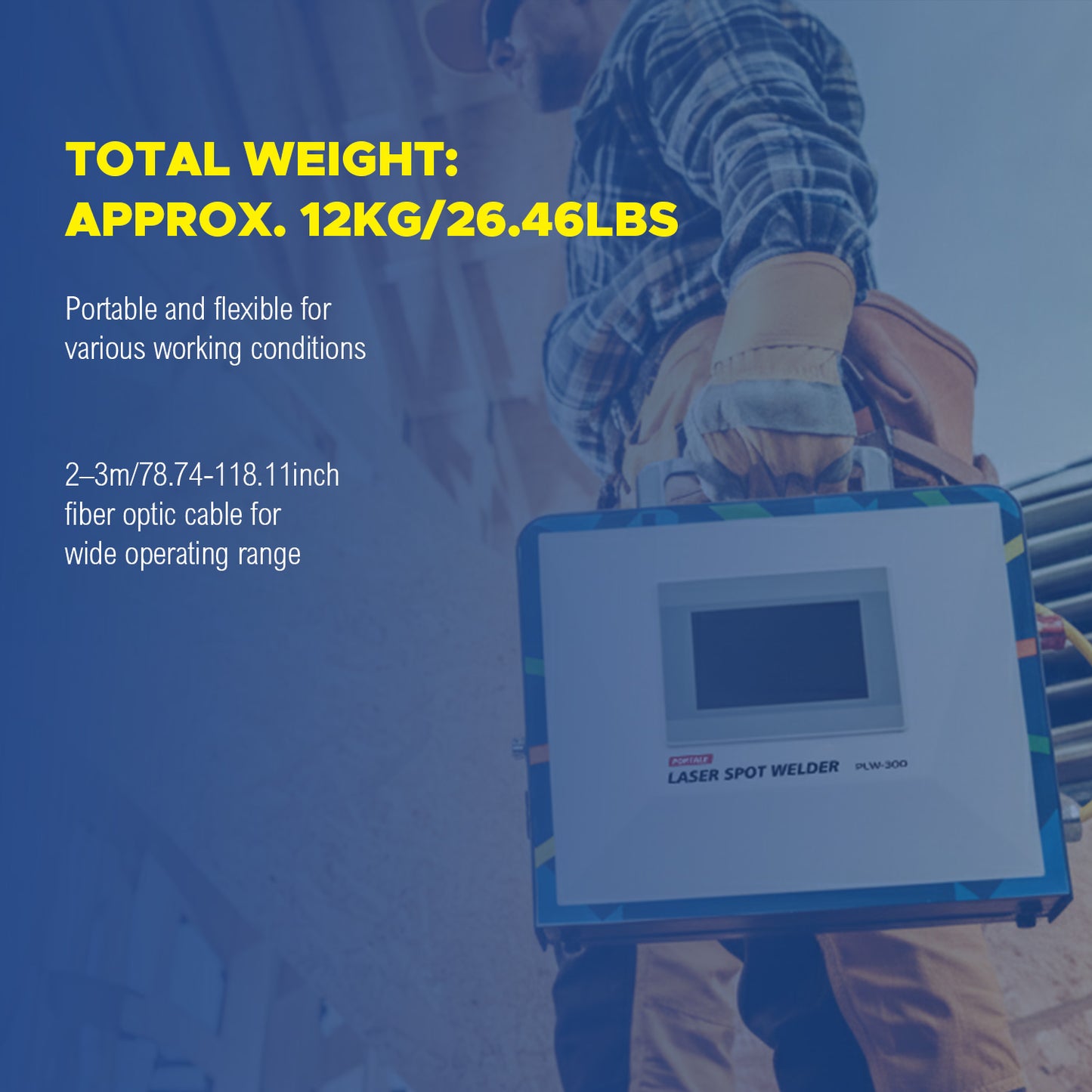 SFX Laser Portable Laser Spot Welder – 300W Precision Thin-Sheet Welding Machine 0.1-1.5mm