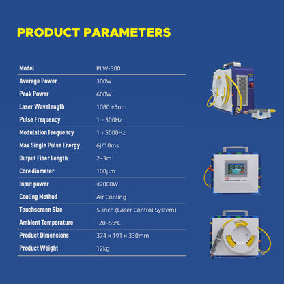 SFX Laser Portable Laser Spot Welder – 300W Precision Thin-Sheet Welding Machine 0.1-1.5mm