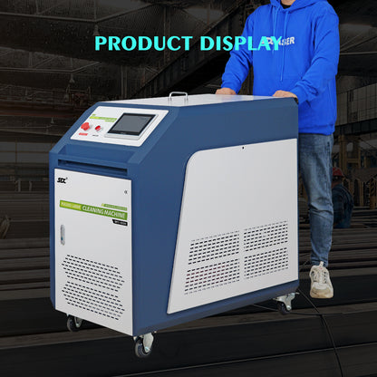 Máquina limpiadora láser SFX de 500/1000 W, sistema de limpieza láser de pulsos para recubrimiento de moldes de madera