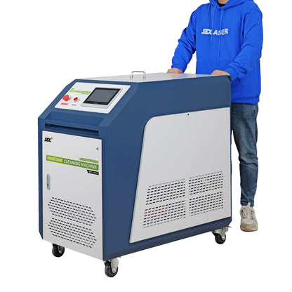 Máquina limpiadora láser SFX de 500/1000 W, sistema de limpieza láser de pulsos para recubrimiento de moldes de madera