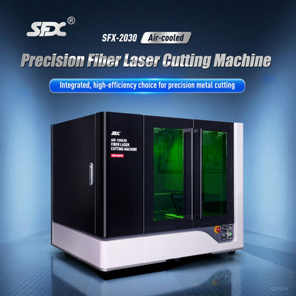 SFX-2030 Air-cooled Precision Fiber Laser Cutting Machine 1200W Laser Cutter for Precision Metal Cutting