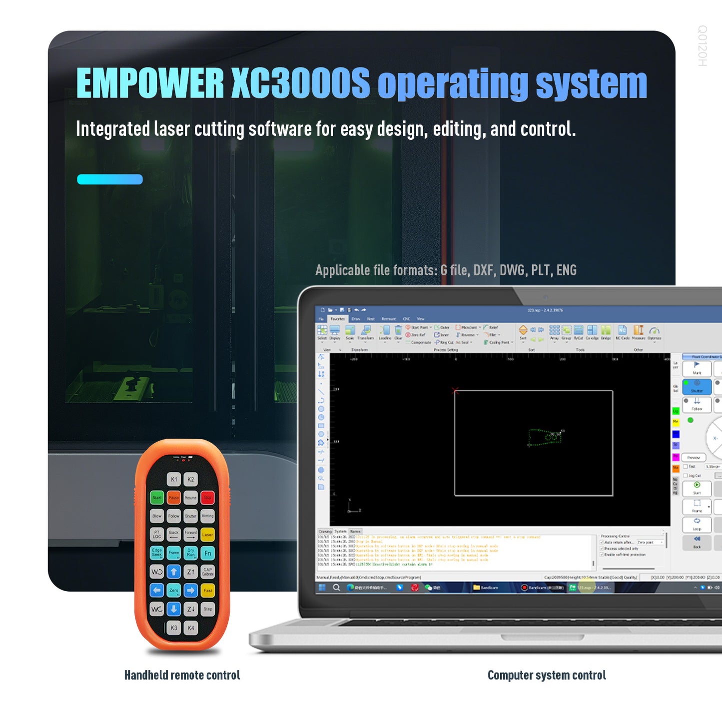 SFX-2030 Air-cooled Precision Fiber Laser Cutting Machine 1200W Laser Cutter for Precision Metal Cutting