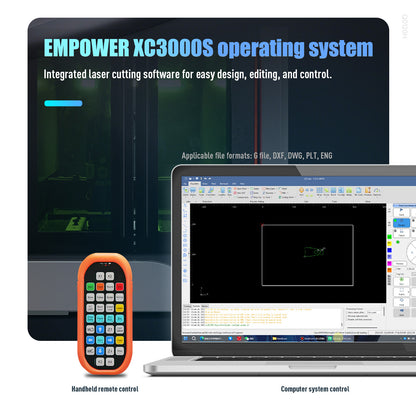 SFX-2030 Air-cooled Precision Fiber Laser Cutting Machine 1200W Laser Cutter for Precision Metal Cutting