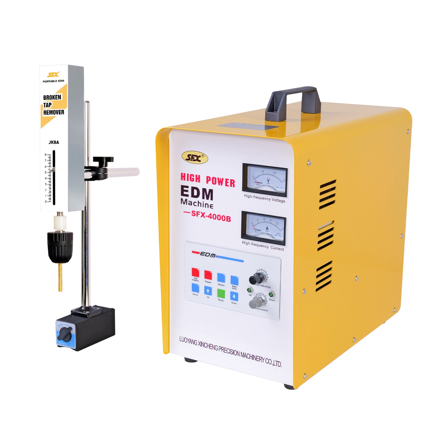 Máquina extractora de machos rotos SFX-4000B EDM M2-M36, quemador de machos portátil, desmontador de machos, disponible en EE. UU.