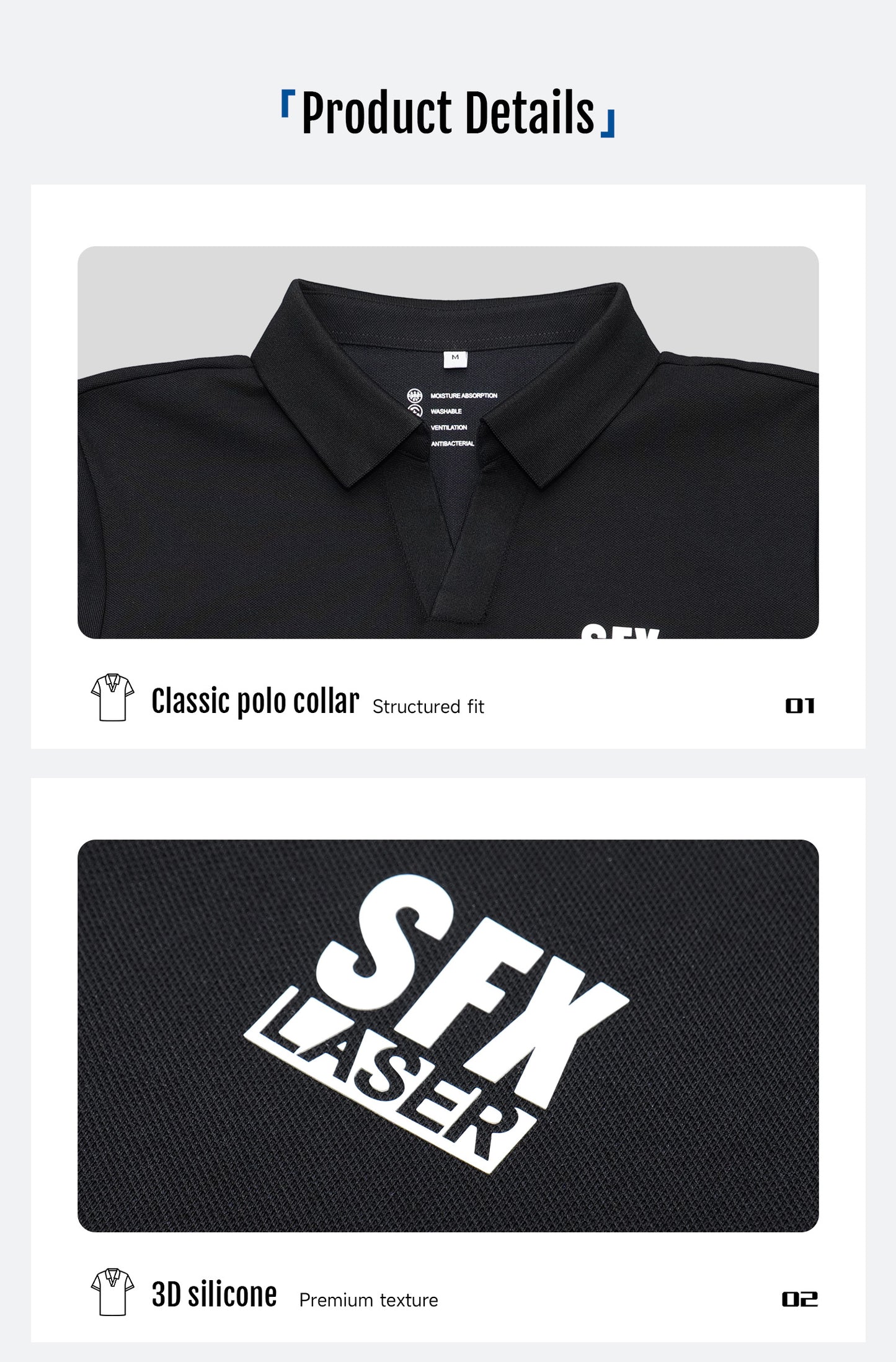 SFX Laser Branded Apparel Set Hat Polo Shirt and Vest for Industrial Use