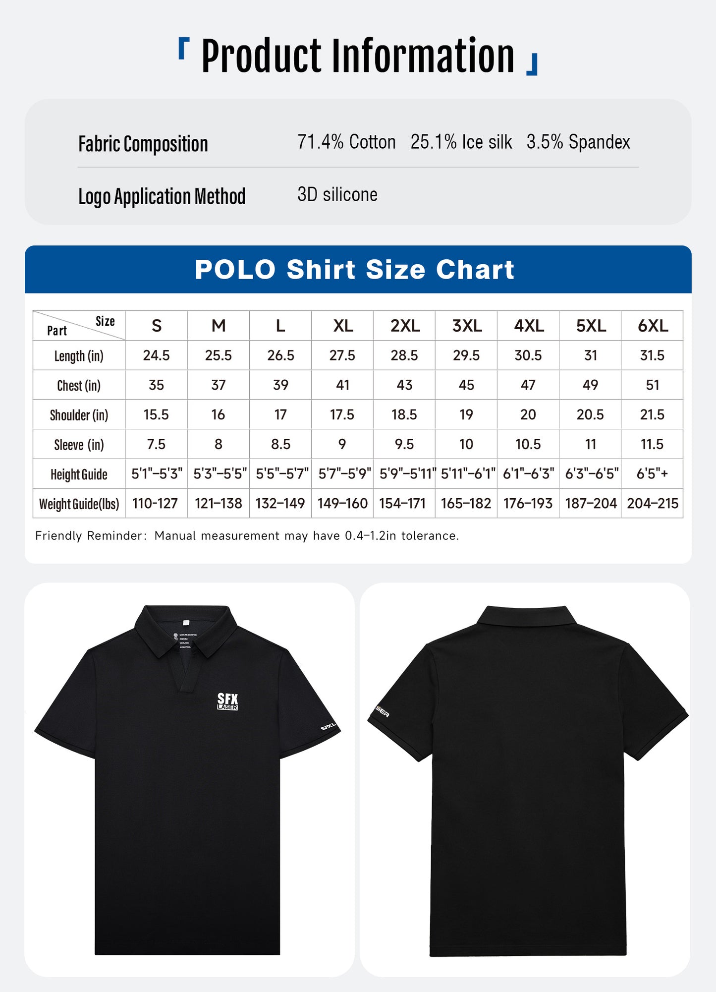 SFX Laser Branded Apparel Set Hat Polo Shirt and Vest for Industrial Use
