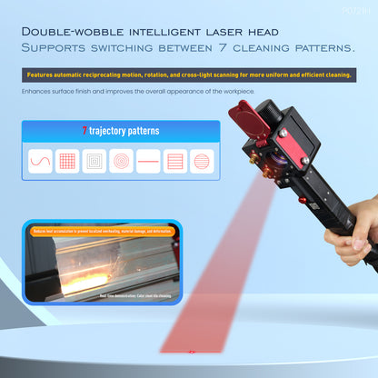 SFX 2000W/3000W Integrated Fiber Laser Cleaning Machine Laser Rust Oil Paint Remover