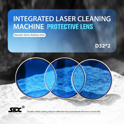 D32*2 Protective Lens for SFX Laser Rust Remover Machine 2000W/ 3000W Laser Cleaning Machine SLC-2030B/ 3040B