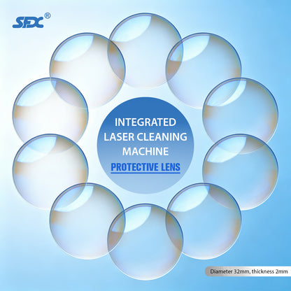 D32*2 Protective Lens for SFX Laser Rust Remover Machine 2000W/ 3000W Laser Cleaning Machine SLC-2030B/ 3040B