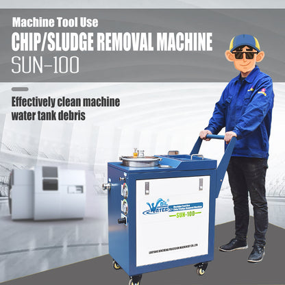 SUN-100 Chip Sludge Removal Machine for CNC Machine Cutting Fluid Clean Machine