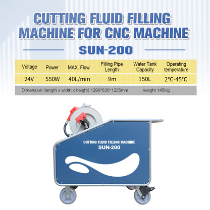 SFX Laser SUN-200 Cutting Fluid Filling Machine for CNC Machine Coolant Purification Machine