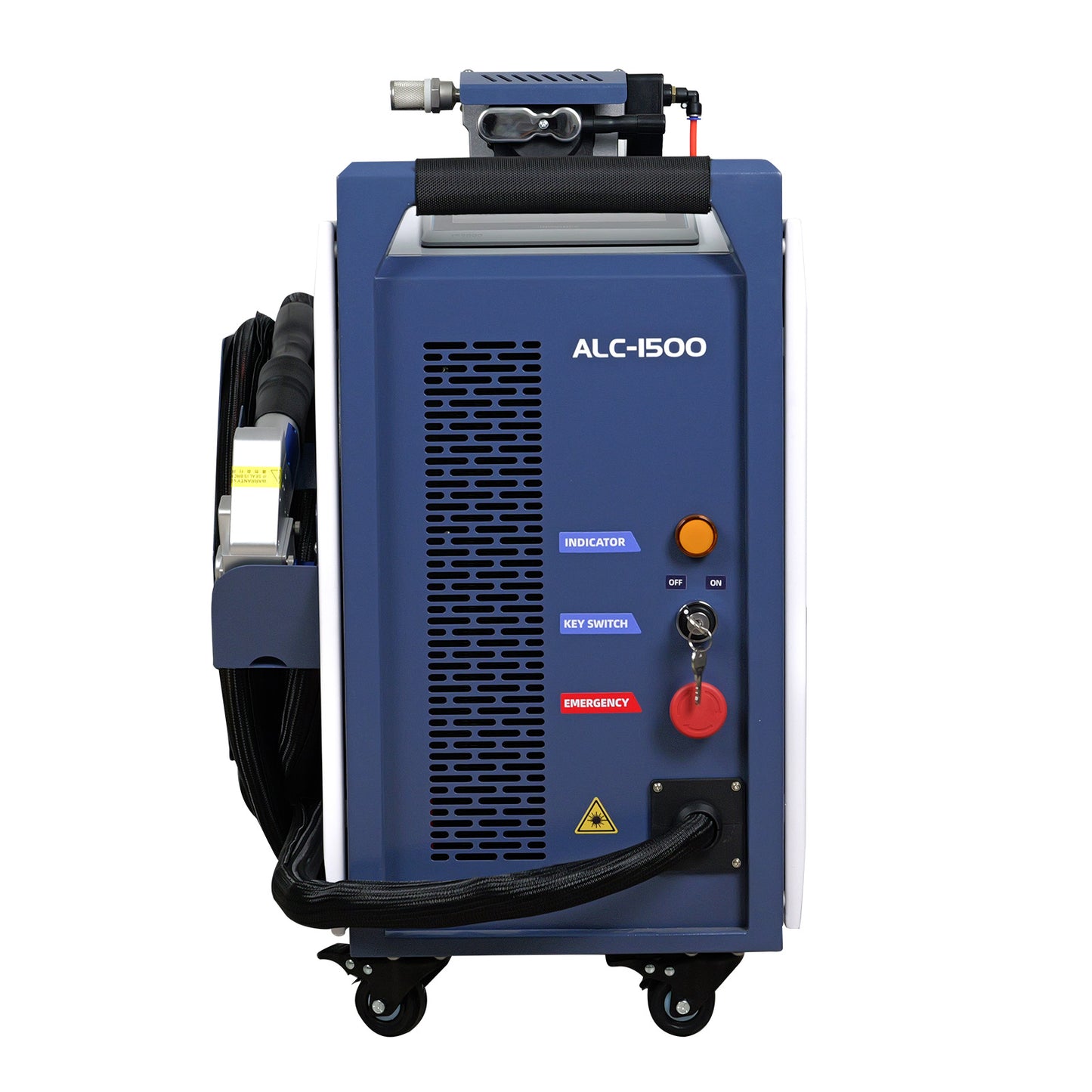 US Stock SFX 1500W Air-cooled Continuous Laser Cleaning Machine ALC-1500 for Rust Paint Oil Stains Graffiti Removal