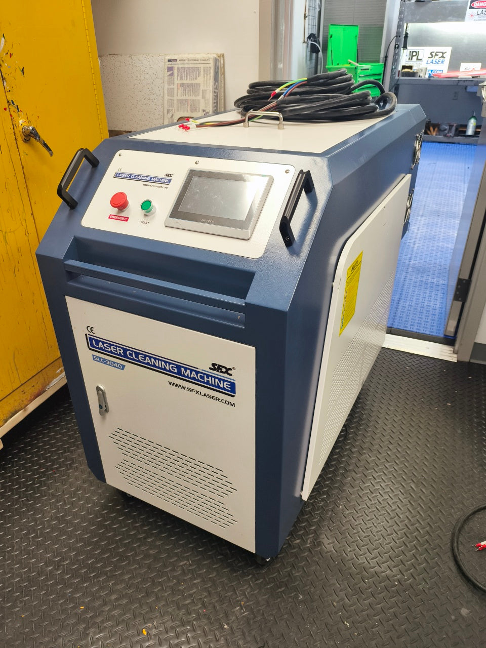 Láser portátil US SFX para eliminación de óxido (1500 W, 2000 W y 3000 W), limpiador láser para óxido, pintura, grafitis, recubrimiento, eliminador de aceite y función anticongelante.