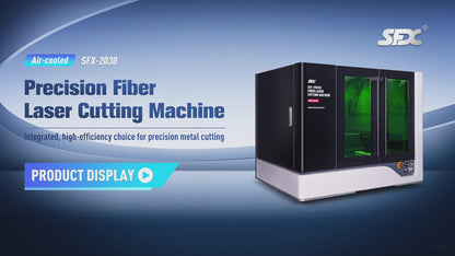 SFX-2030 Air-cooled Precision Fiber Laser Cutting Machine 1200W Laser Cutter for Precision Metal Cutting