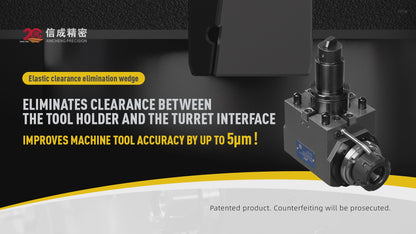 SFX Laser BMT55 0° and 90° Driven Tool Holder Power Tool Holder Internal Clamping for Doosan CNC Turning Center