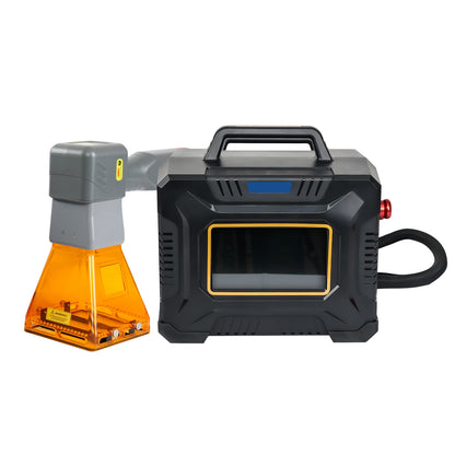 SFX 60W Portable Handheld Laser Marking Machine Metal Laser Engraver with 55*55/100*100/150*150mm Lens