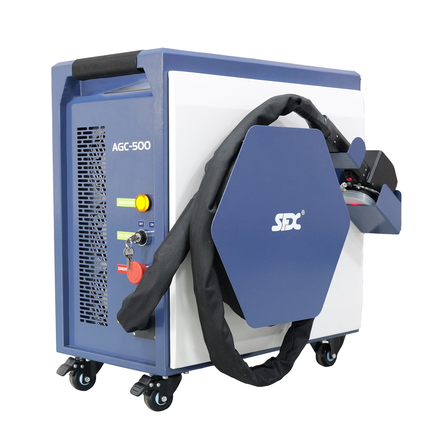 US Stock 90% New SFX 500W Air-Cooled Pulse Laser Cleaning Machine for Rust Paint Coating Removal