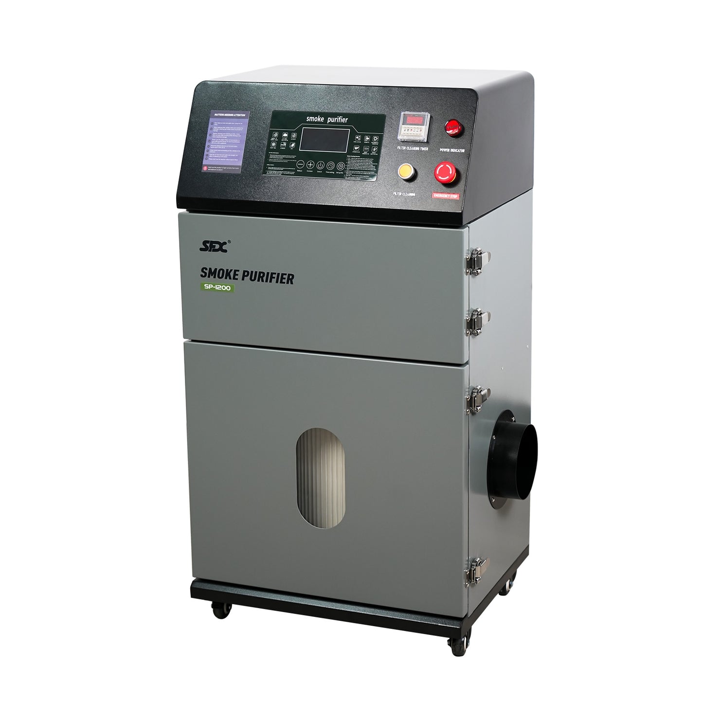 SFX 1200W Smoke Purifier for Laser Cleaning & Welding | 99.9% High-Efficiency Fume Extraction