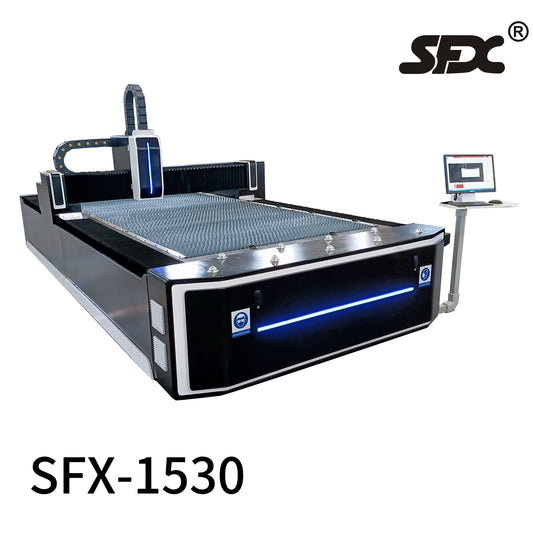 SFX-1530 Fiber Laser Cutting Machine for Metal 2000W/ 3000W/ 6000W CNC Laser Cutter High Precision CNC Cutting Machine (1500×3000mm)