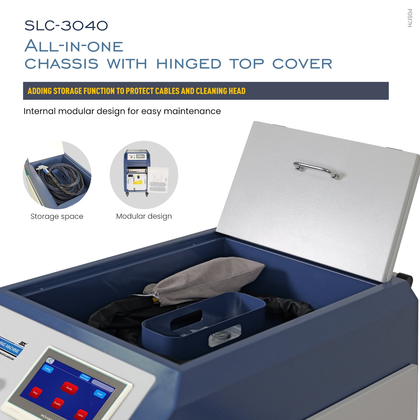 US Stock SFX Laser Cleaning Machine 1500W/2000/3000W Portable Handheld Laser Cleaner for Rust Paint Oil Oxide