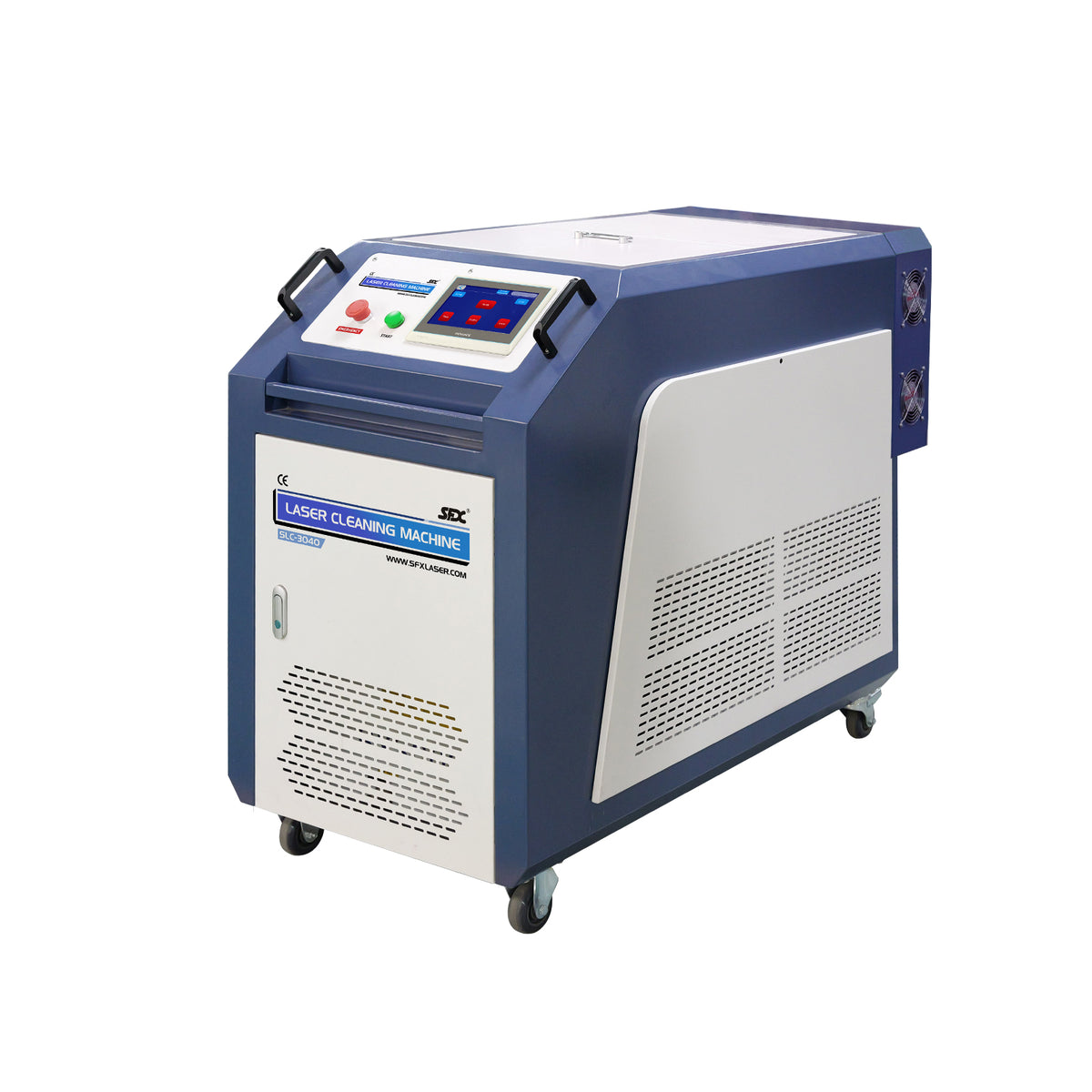 US Stock SFX Laser Cleaning Machine 1500W/2000/3000W Portable Handheld Laser Cleaner for Rust Paint Oil Oxide