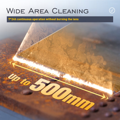 SFX Laser 6000W Laser Cleaning Machine Handheld Continuous Laser Cleaning Machine High Efficiency 500mm Scannning Width