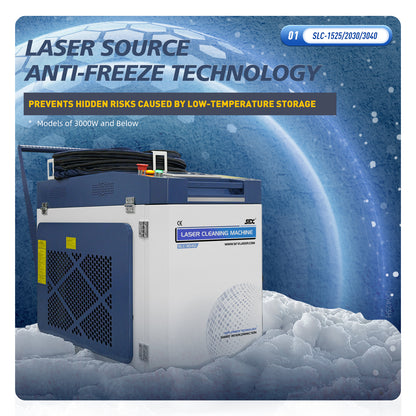 SFX Laser 6000W Laser Cleaning Machine Handheld Continuous Laser Cleaning Machine High Efficiency 500mm Scannning Width