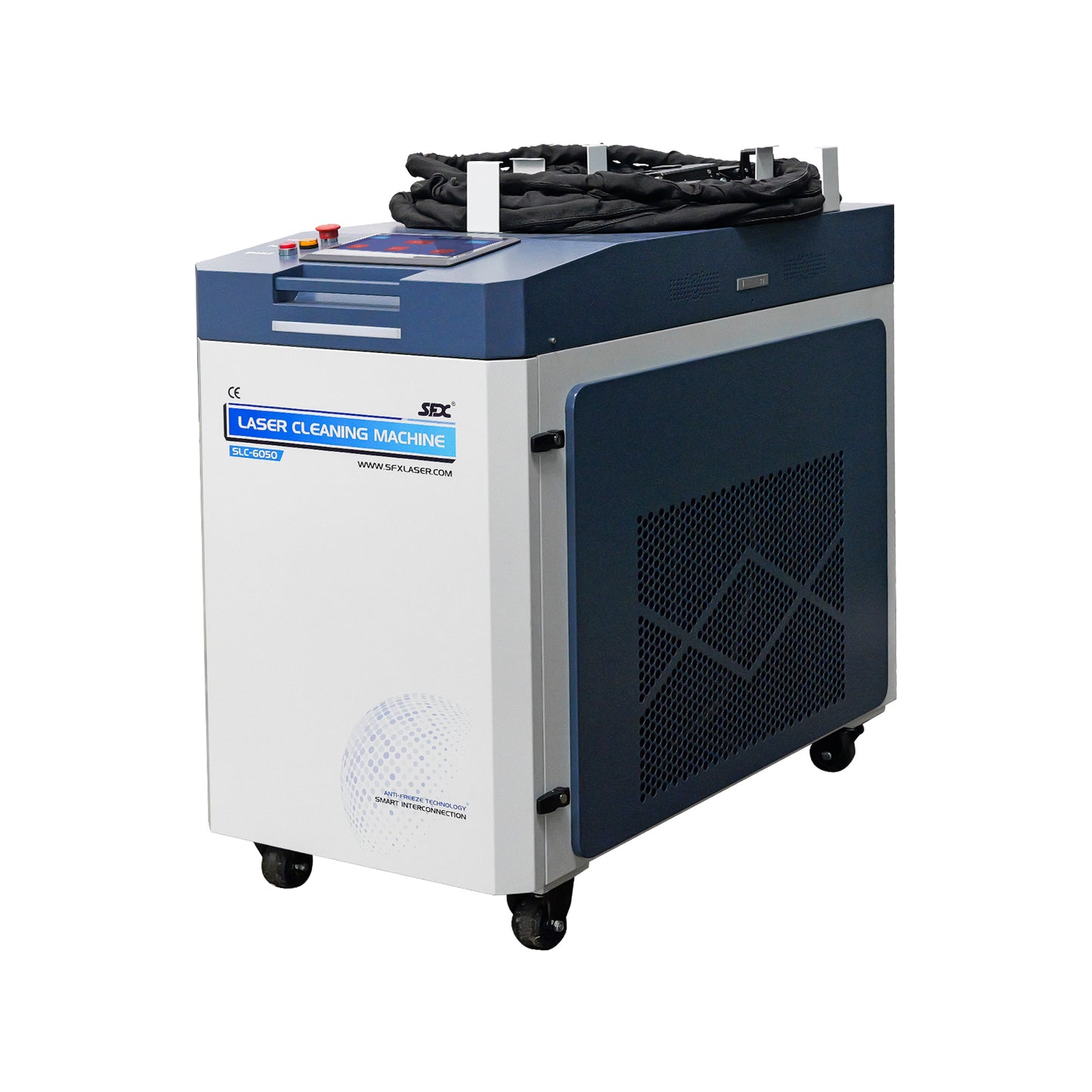 SFX Laser 6000W Laser Cleaning Machine Handheld Continuous Laser Cleaning Machine High Efficiency 500mm Scannning Width