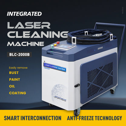 90% New SFX Laser Integrated Laser Cleaning Machine BLC-2000 Laser Rust Removal with Anti-Freeze Technology